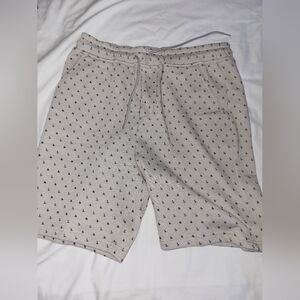 Men's Beige Patterned Shorts